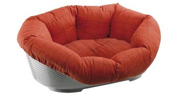 Mini sofa til små hunde i læderlook